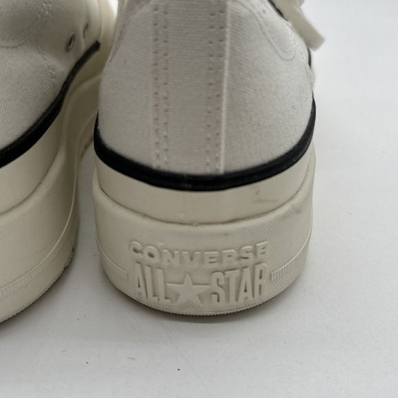 NEW Converse Chuck Taylor All Star HI Platform Sneakers White + A02832C SZ 11 - Picture 8 of 12